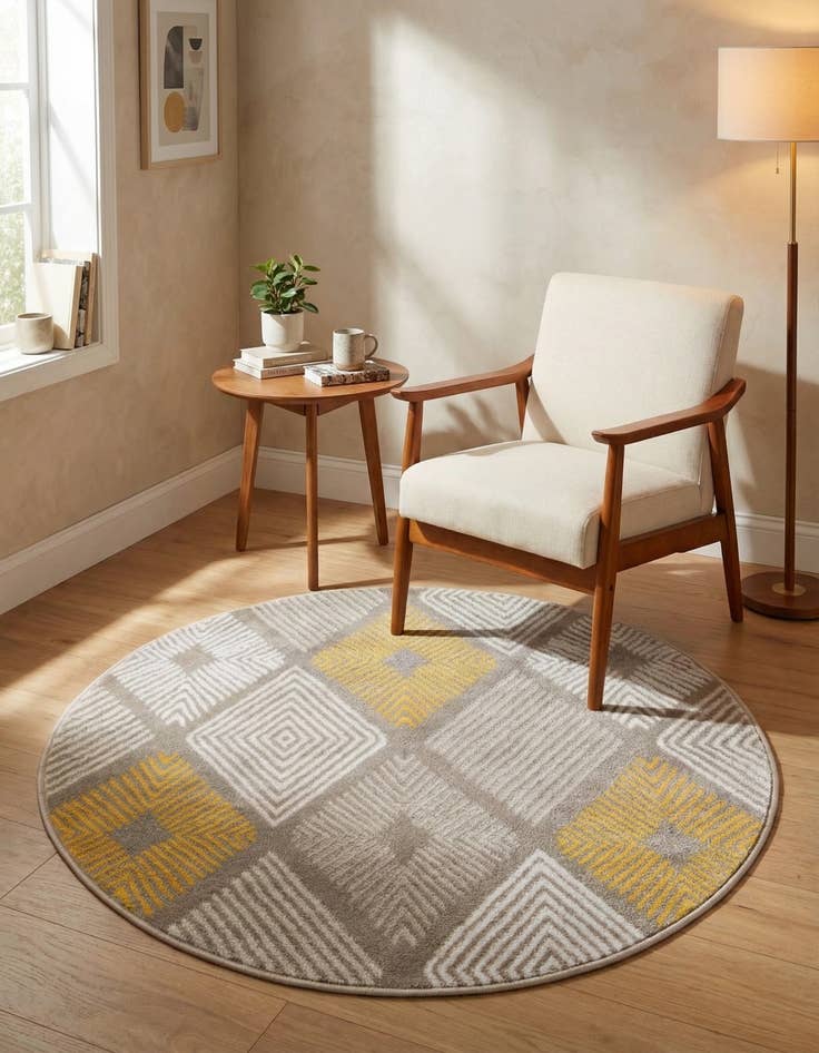 Detail image of 3' 1 x 3' 1 Laguna Round Rug