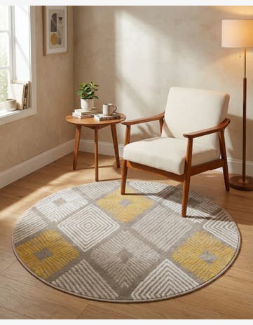 3' 1 x 3' 1 Laguna Round Rug