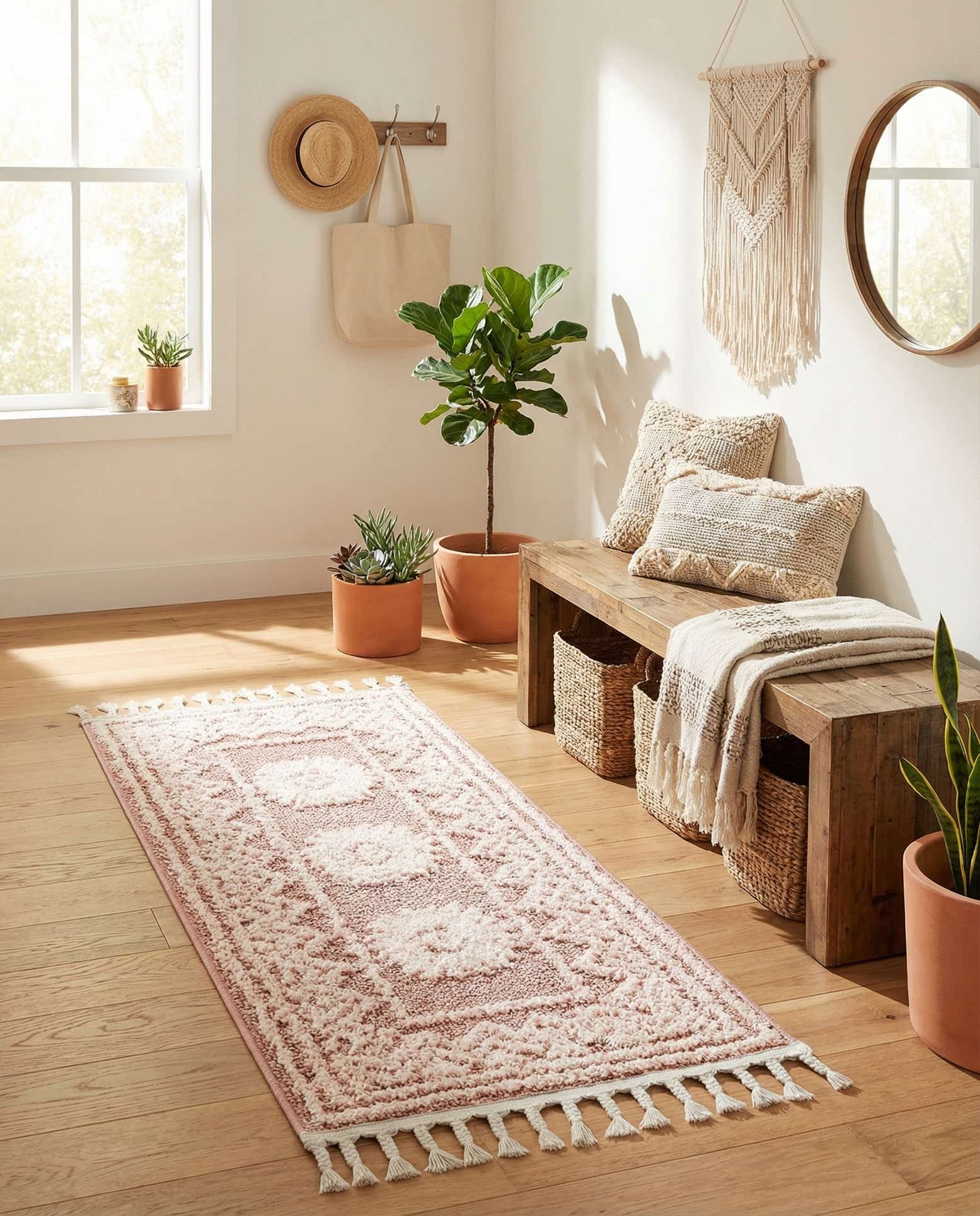 2' x 4' Boho Runner Rug