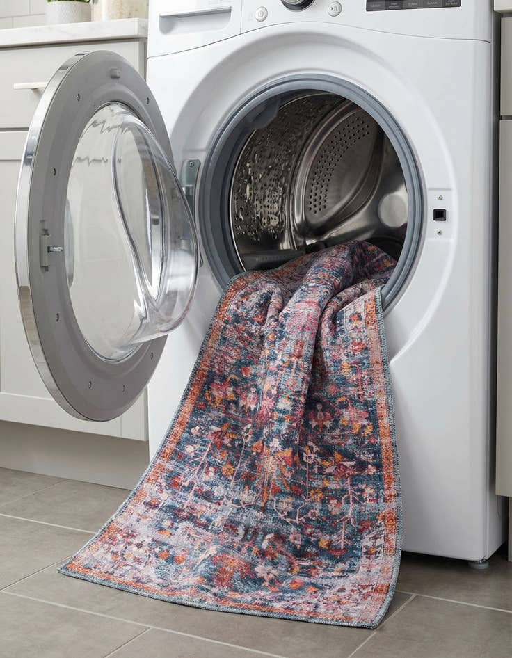 Detail image of 2' x 10'  Washable Maahru Runner Rug