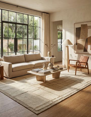 8' x 10' 2 Hand Knotted Beni Marok Rug