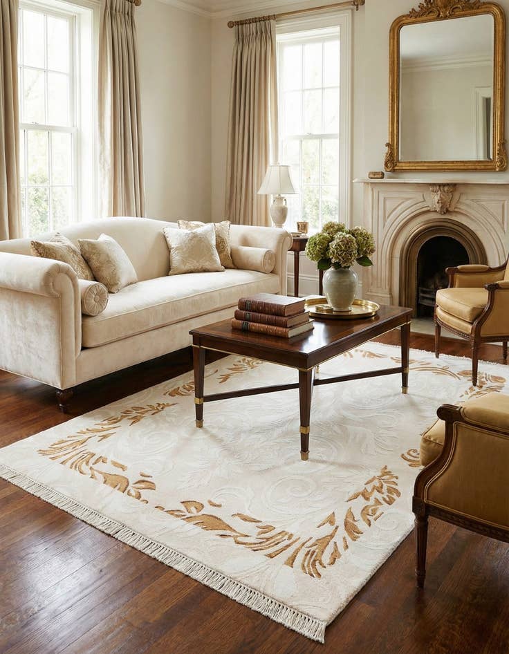 Detail image of 4' 1 x 5' 11 Darya Rug