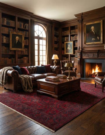 6' 6 x 9' 7 Hand Knotted Khal Mohammadi Wool Rug