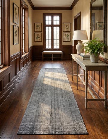 2' 7 x 13' 1 Hand Woven Jill Zarin English Manor Farmhouse Wool Runner Rug