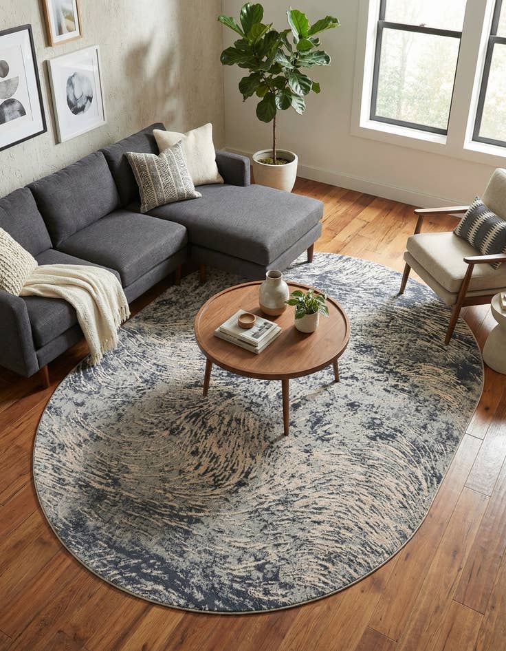 Detail image of 8' x 10' Oasis Oval Rug