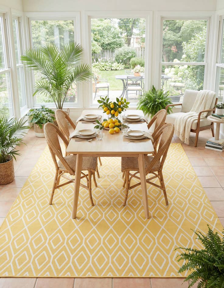 Detail image of 9' x 12'  Washable Jill Zarin Turks and Caicos Indoor / Outdoor Rug