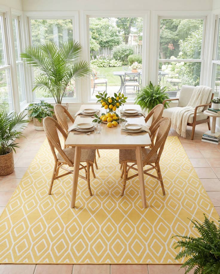 Detail image of 9' x 12' Easy-Clean Jill Zarin Turks and Caicos Indoor / Outdoor Rug