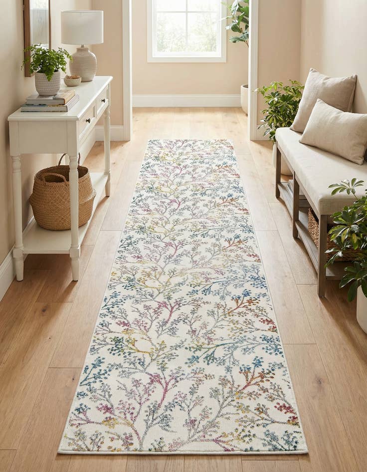 Detail image of 2' 7 x 13' Blossom Runner Rug