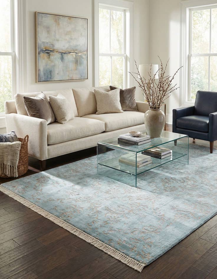 Detail image of 5' 7 x 7' 10  Hand Knotted Darya Wool Rug