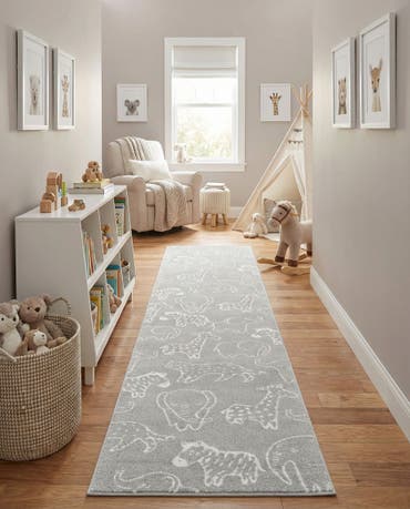  2' 7 x 12' Whimsy Kids Runner Rug