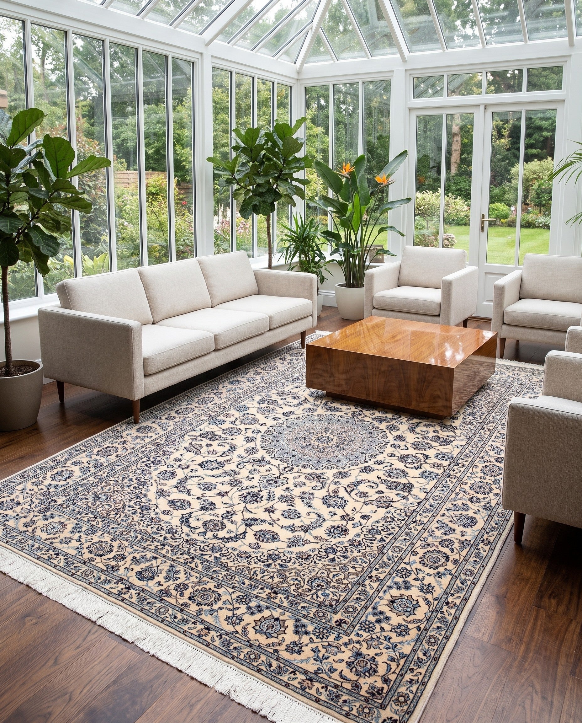 6' 7 x 9' 11 Nain Rug