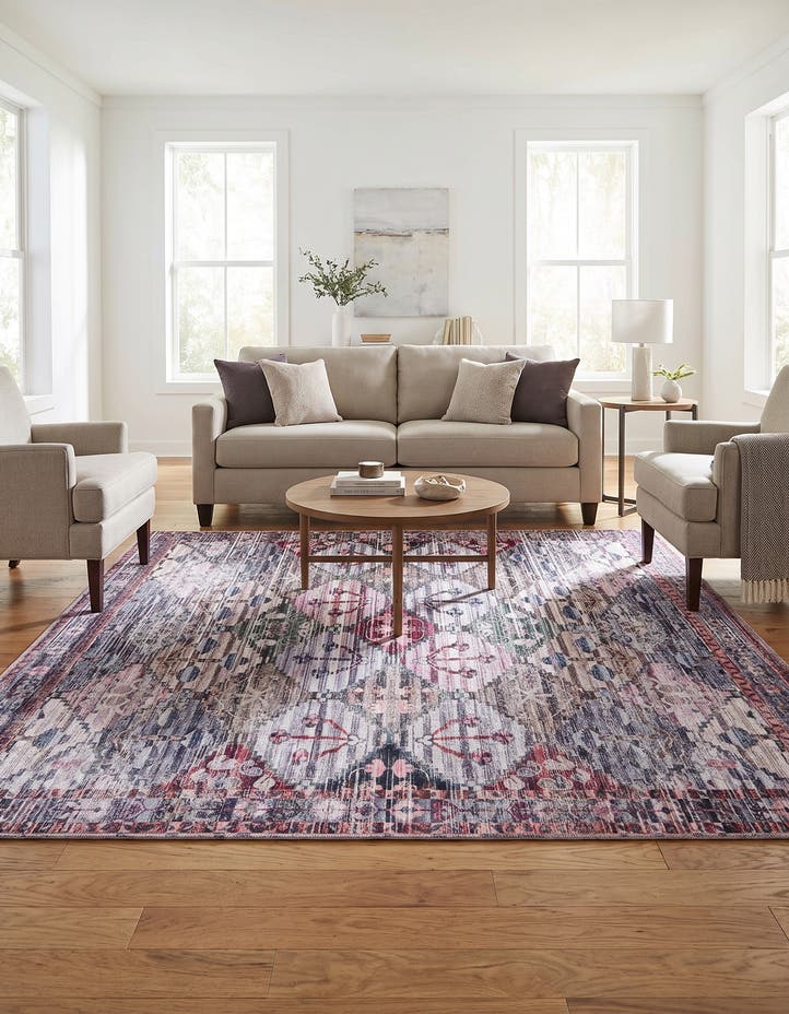 7' 10 x 7' 10 Washable Mangata Square Rug