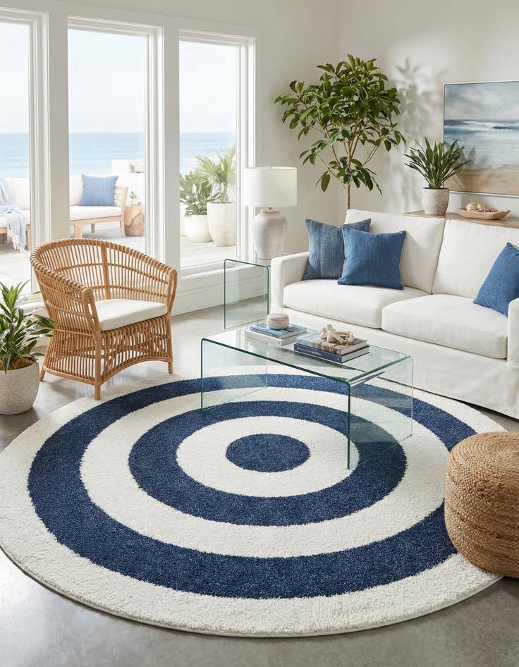Detail image of 7' 10 x 7' 10 Boho Round Rug