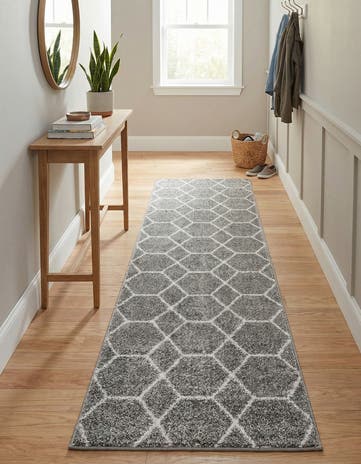 2' x 9' Lattice Frieze Runner Rug