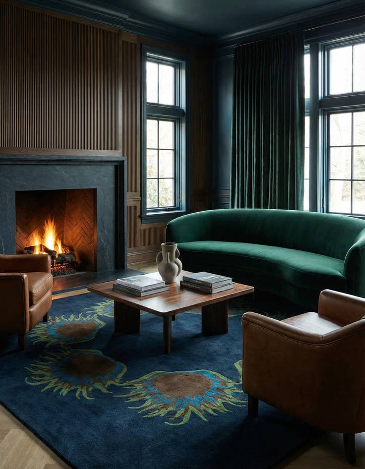 Detail image of 7' 5 x 7' 6 Luna Square Rug