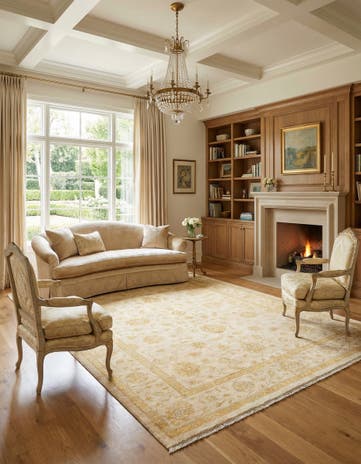 6' 9 x 9' 10 Ziegler Wool Rug