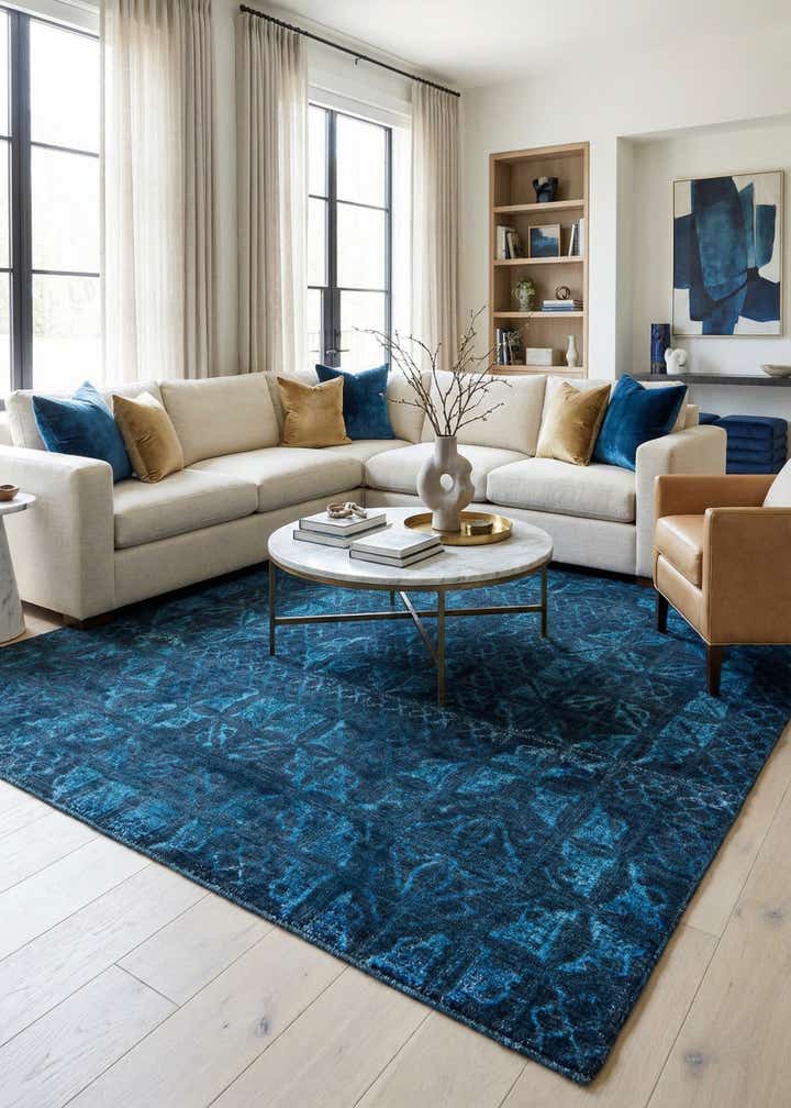 8' x 10' Hand Knotted Darya Rug