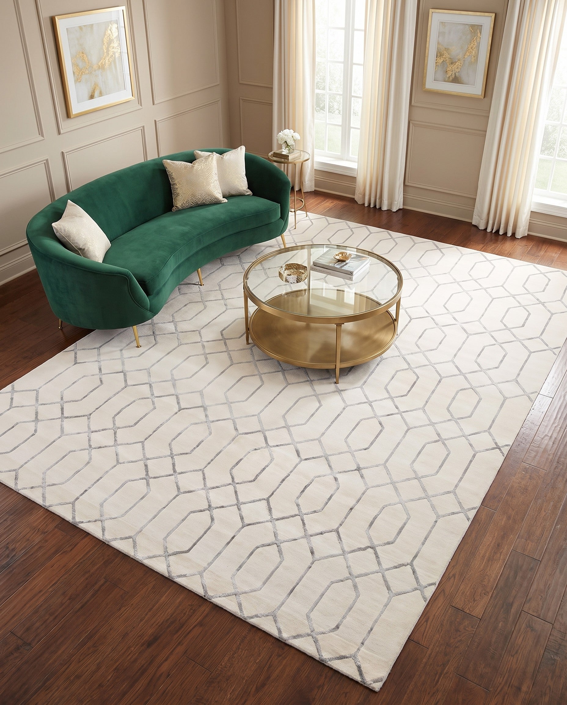 9' x 12' Marilyn Monroe™ Glam Trellis Rug