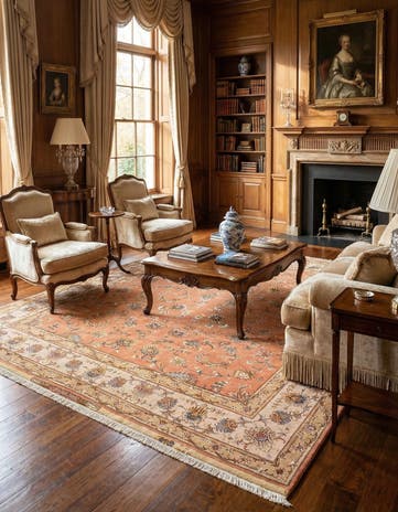8' x 9' 4 Tabriz Rug