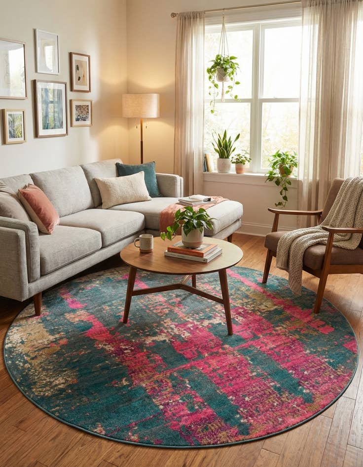 Detail image of  8' x 8' Delilah Round Rug