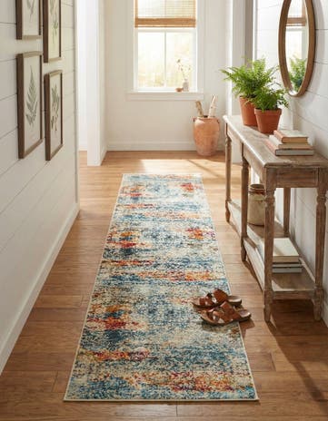 2' 7 x 13' Santiago Runner Rug