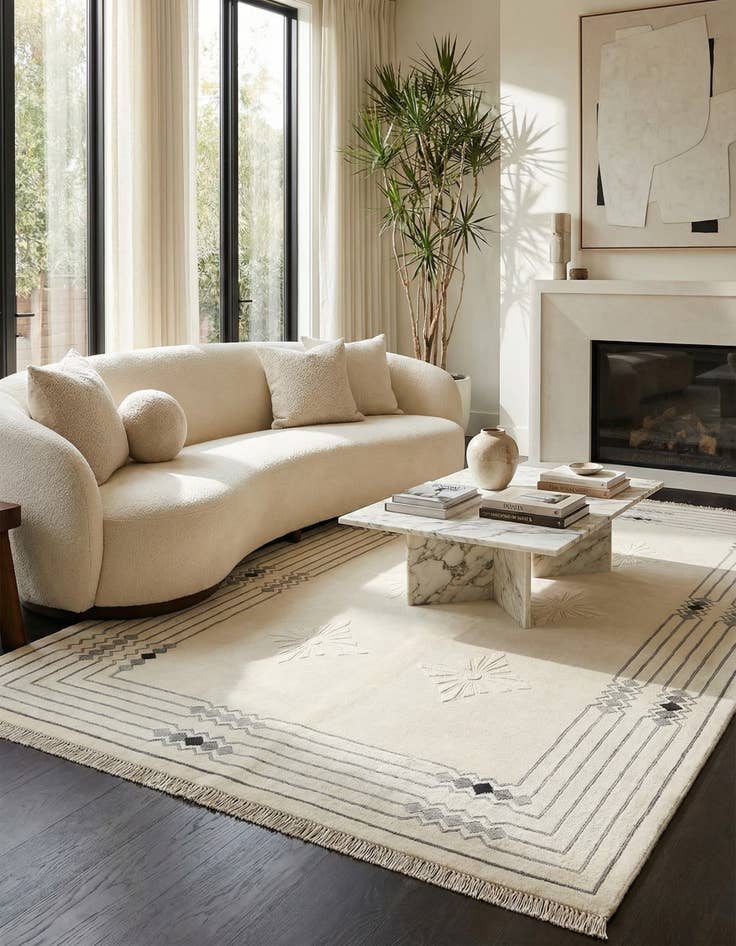 Detail image of 5' 7 x 8' 1 Darya Rug