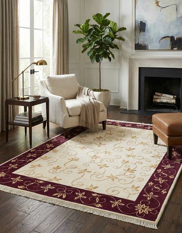 4' 6 x 6' 8 Hand Knotted Darya Rug