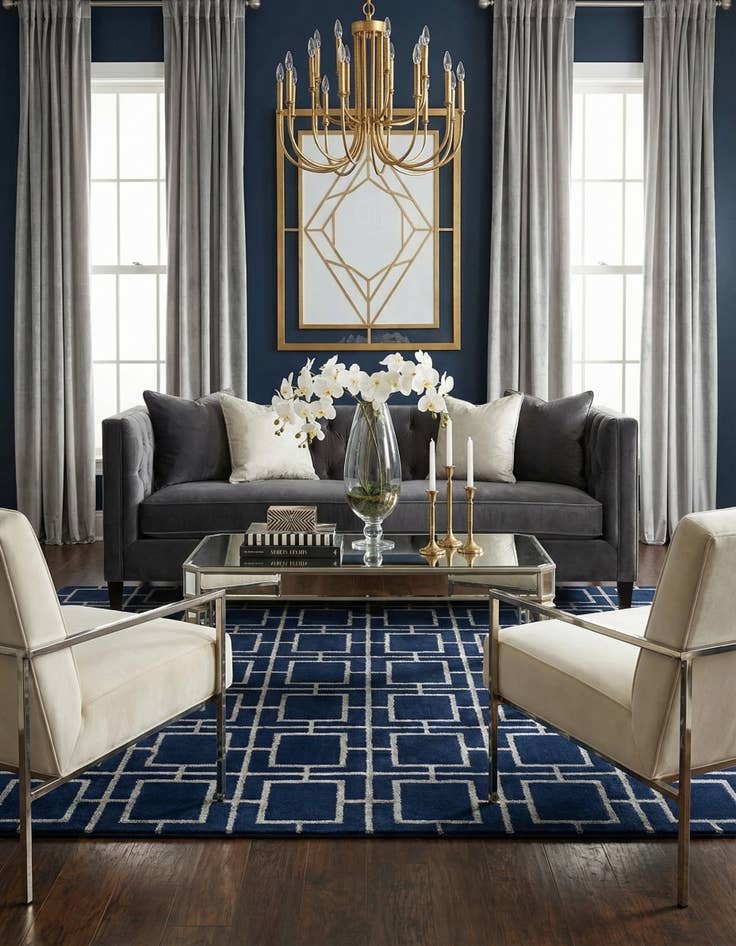 Detail image of 7' x 10'  Marilyn Monroe™ Glam Deco Rug