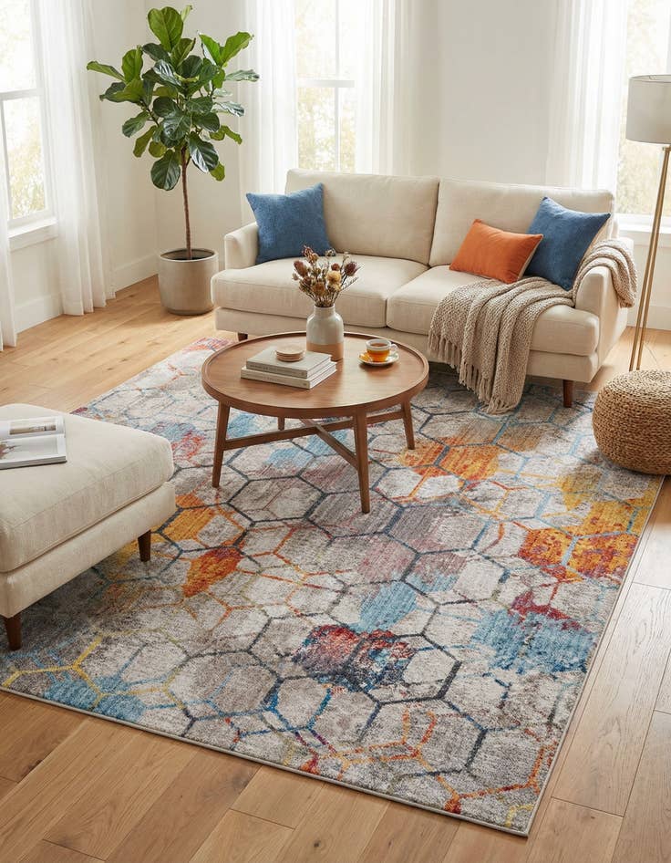 Detail image of 6' x 9' Prism Rug