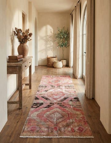 3' 1 x 8' 5 Hand Knotted Ultra Vintage Persian Wool Runner Rug