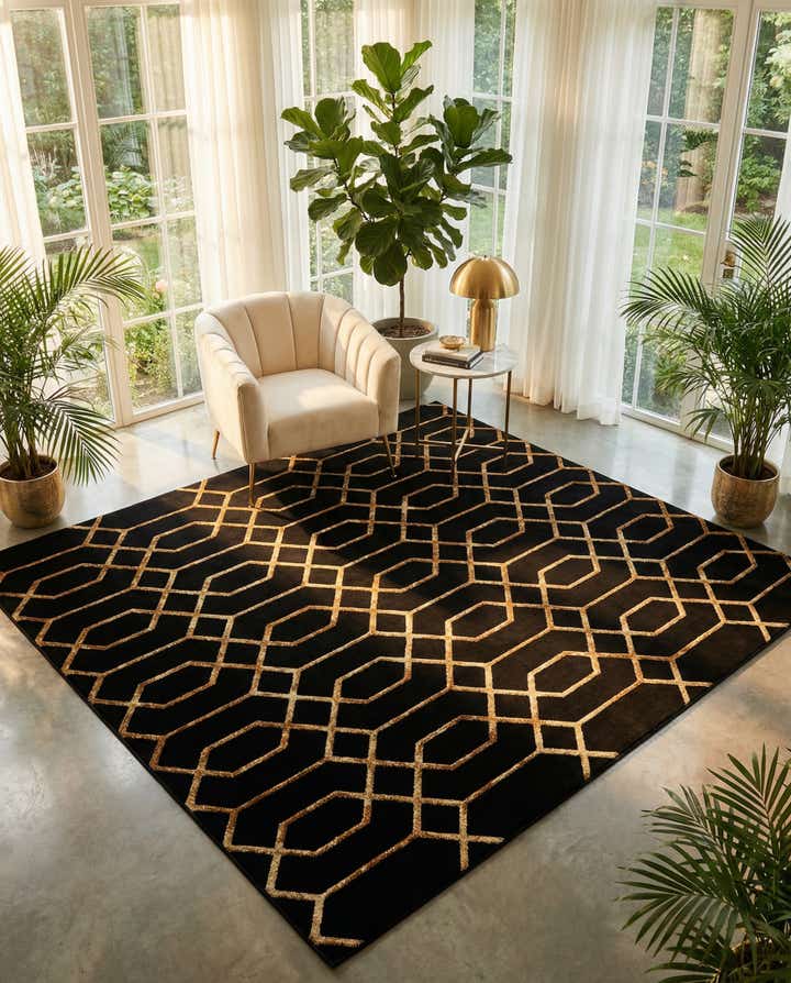 10' x 10' Marilyn Monroe™ Glam Trellis Square Rug