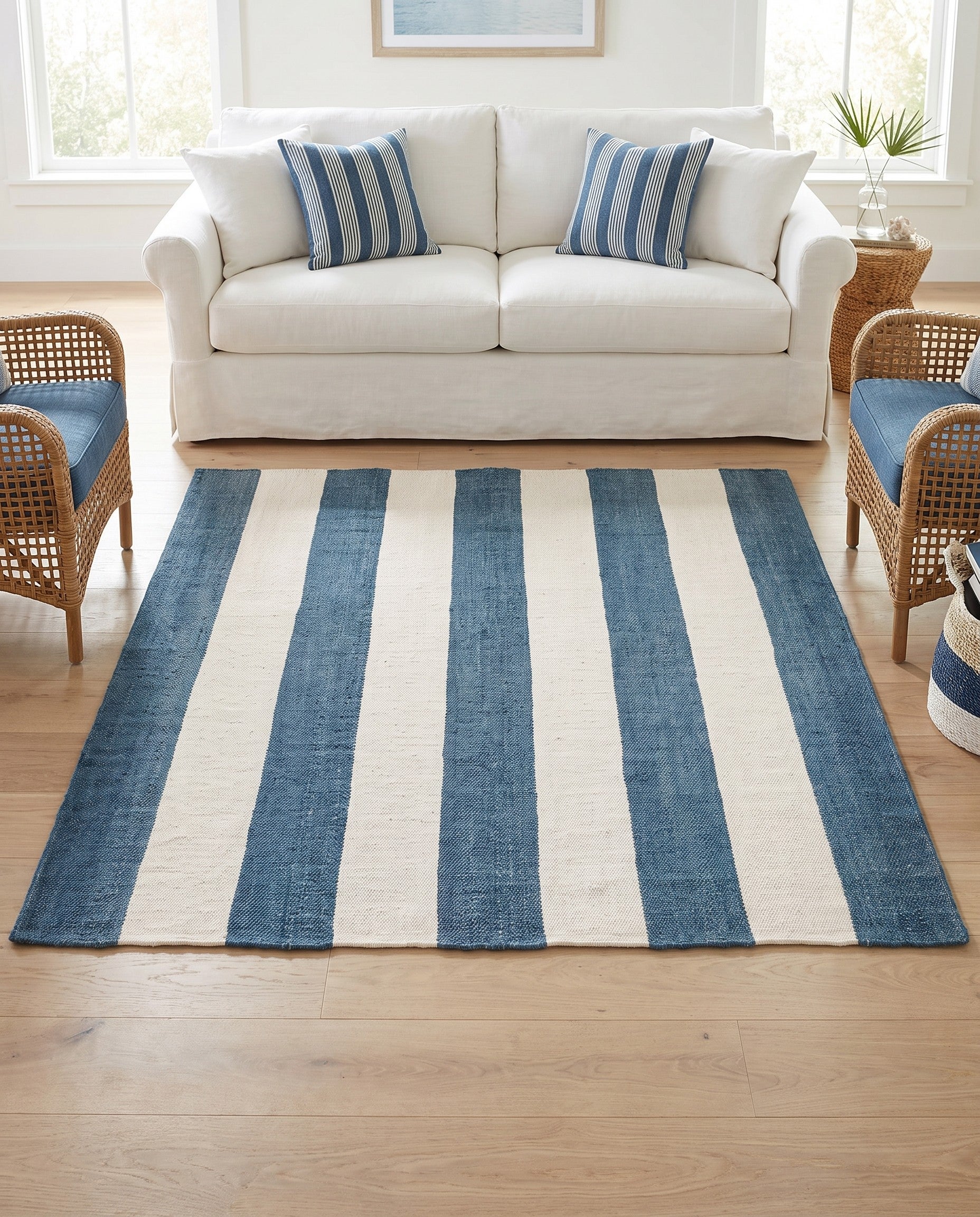 7' 10 x 7' 10 Hand Woven Jill Zarin Hamptons Square Rug