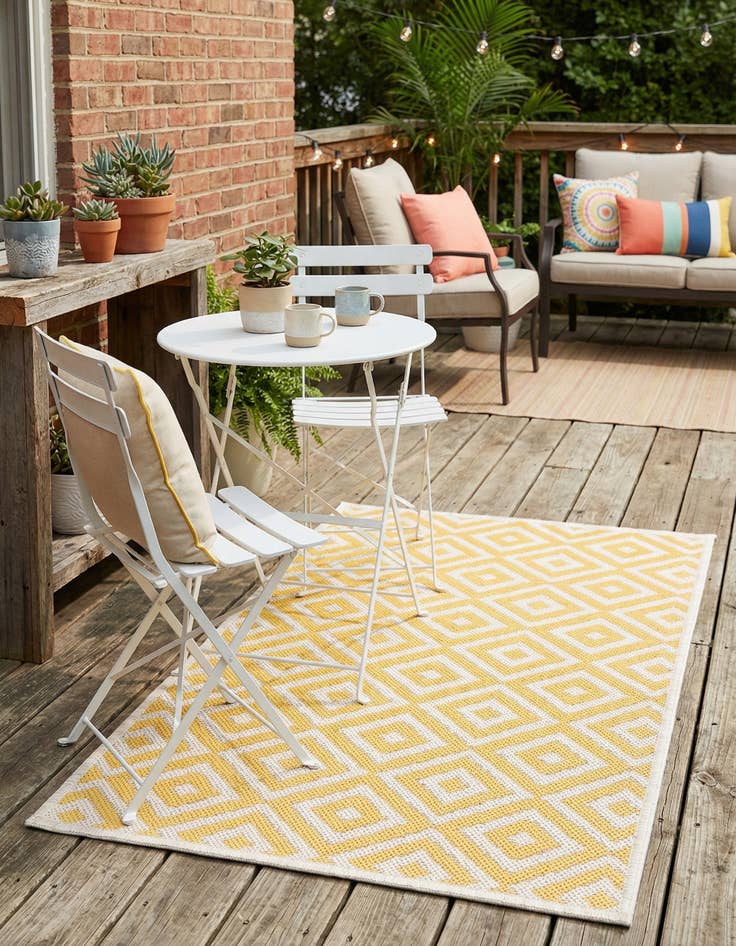 Detail image of 2' x 3'  Washable Jill Zarin Costa Rica Indoor / Outdoor Rug