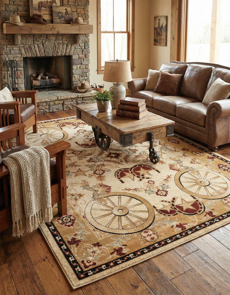 Detail image of  9' x 12' Pioneer Rug