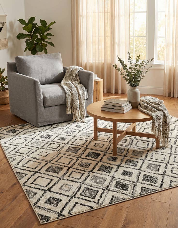 Detail image of  6' x 6' Tucson Square Rug