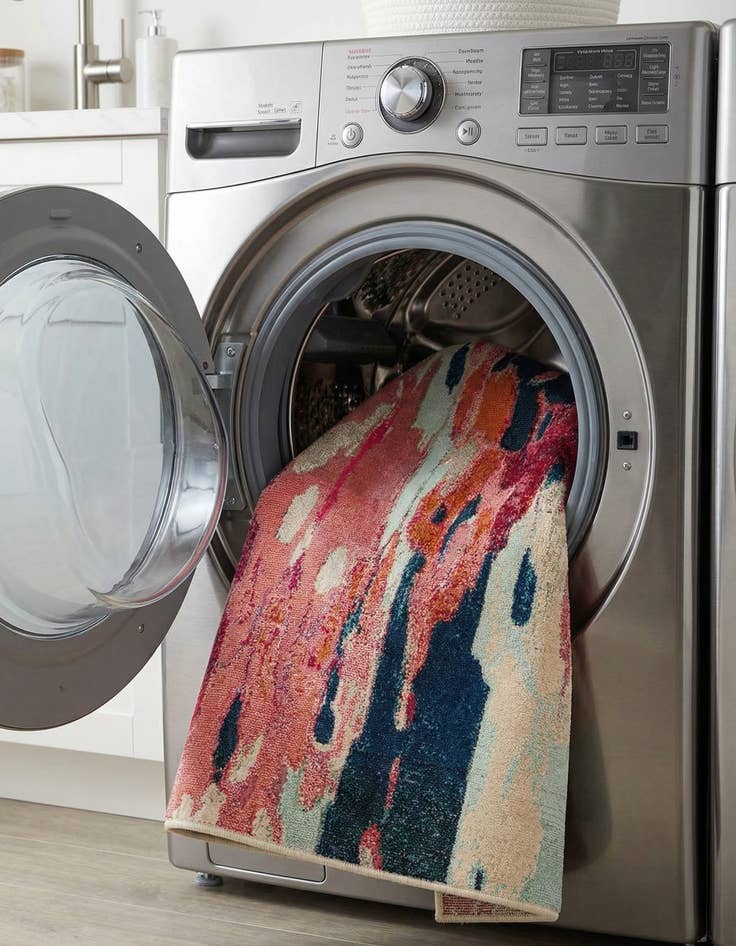 Detail image of  6' x 9'  Washable Hyacinth Rug