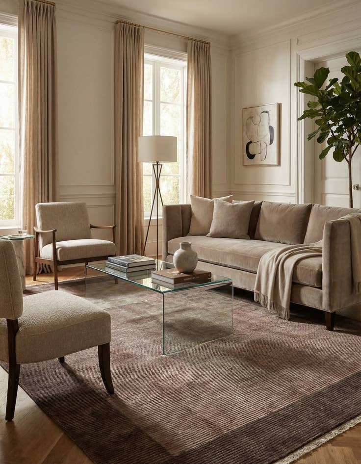 Detail image of 8' 2 x 11' 6  Hand Knotted Darya Wool Rug