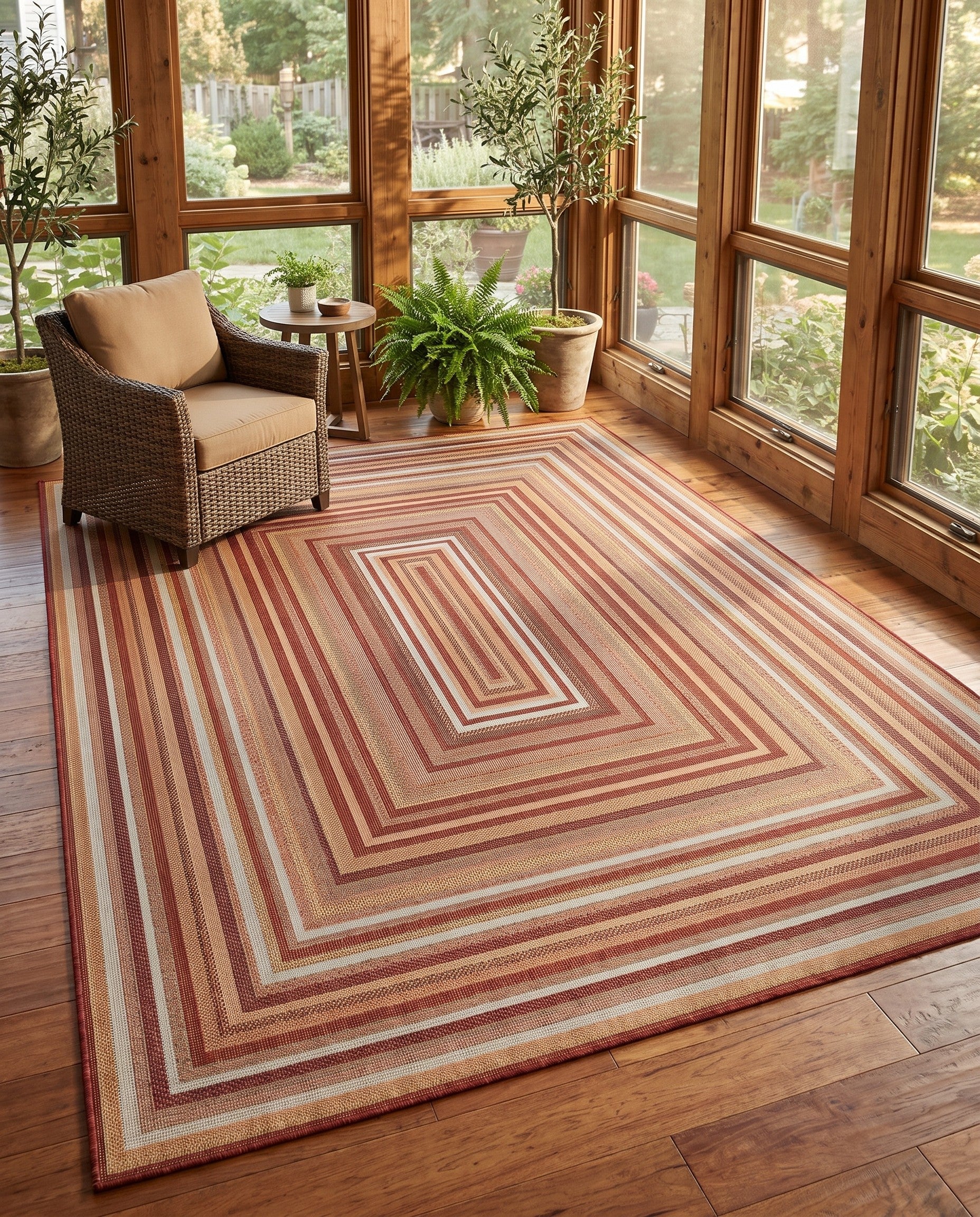 10' x 13' Easy-Clean Baja Indoor / Outdoor Rug