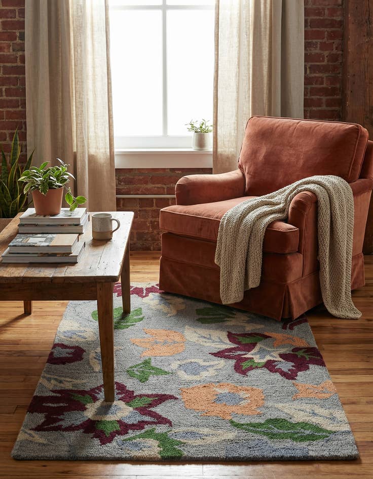 Detail image of 3' x 5' Agra Rug