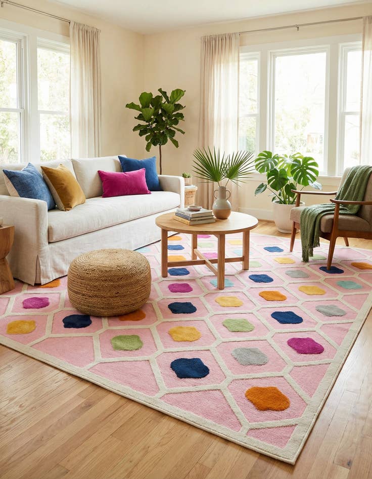 Detail image of 9' x 12' Easy-Clean Aruba Indoor / Outdoor Rug