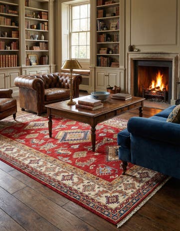 5' 6 x 8' 4 Kazak Wool Rug