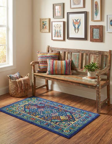 Navy Blue Calypso Rug