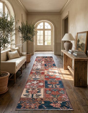 2' 8 x 12' Hand Knotted Ultra Vintage Persian Wool Runner Rug