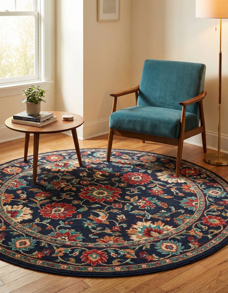 Detail image of 10' x 10' Carrington Round Rug
