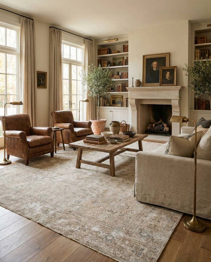 Detail image of 9' 8 x 12' 9 Hand Knotted Ultra Vintage Persian Wool Rug