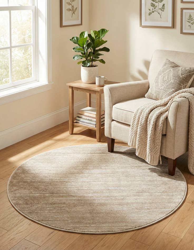 Detail image of Jill Zarin 3' 3 x 3' 3 Uptown Madison Avenue Round Rug