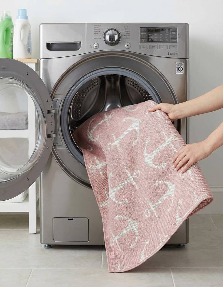 Detail image of  4' x 6'  Washable Coastal Indoor / Outdoor Rug