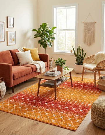5' 3 x 8' Moroccan Trellis Rug