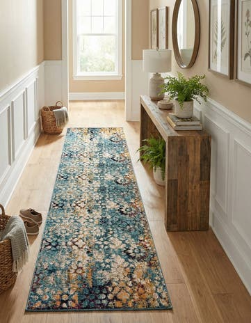 2' 7 x 10' Washable Carnevale Runner Rug