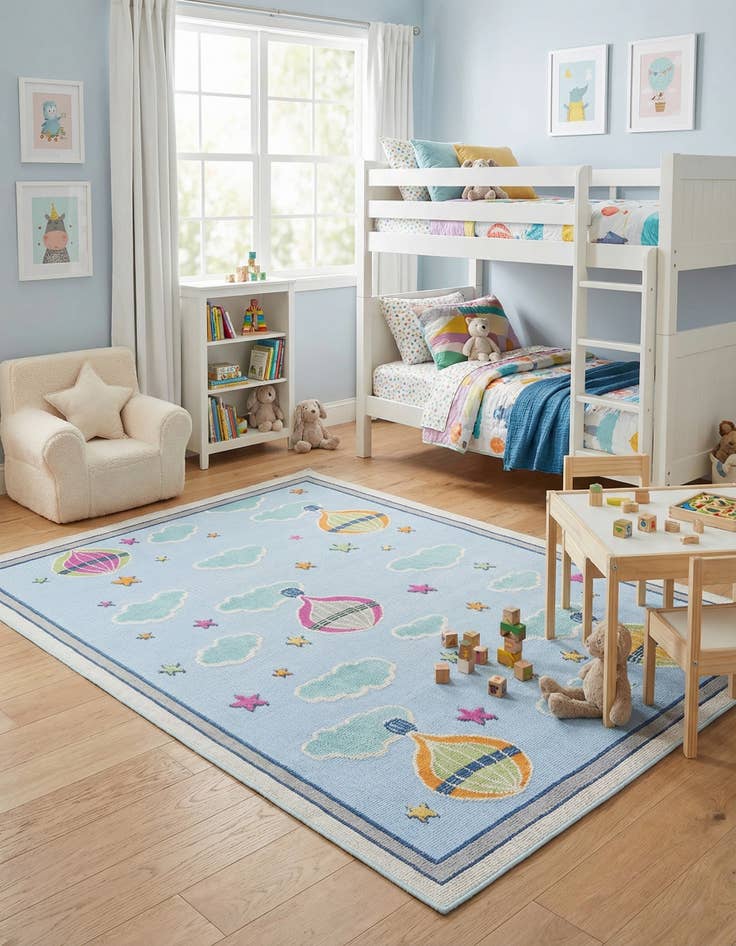 Detail image of 5' 3 x 7' 7  Washable  Indoor / Outdoor Rug